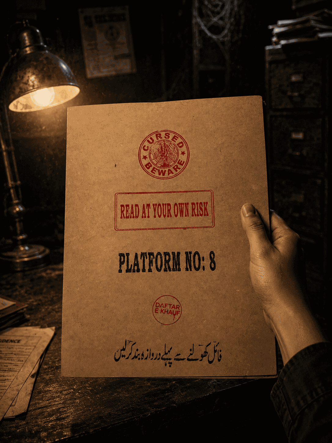 Cover photograph for case DEK/003, Platform No. 08